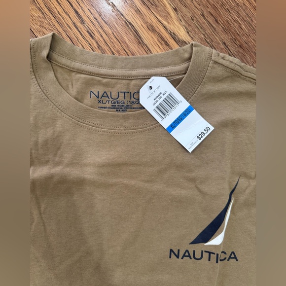 Nautica Toddler and Little Boys Signal Block Long Sleeve Tee XL - Picture 4 of 4